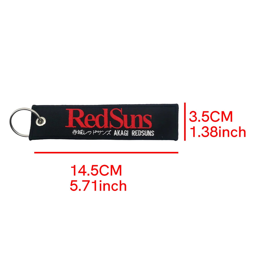 JDM Team & Street Racing Keychain Tags
